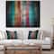 Designart - Vintage Wooden Pattern - Contemporary Print on Natural Pine Wood
